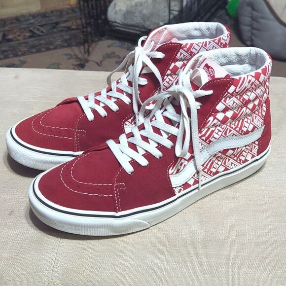 Vans Sk8 Hi "Off The Wall Logos" sneakers - Picture 1 of 9